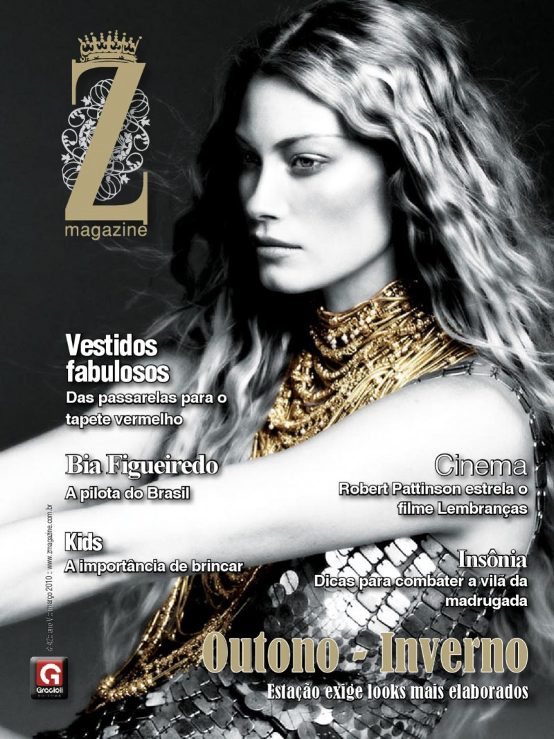 Alyssa Sutherland featured on the Z Magazine cover from March 2010