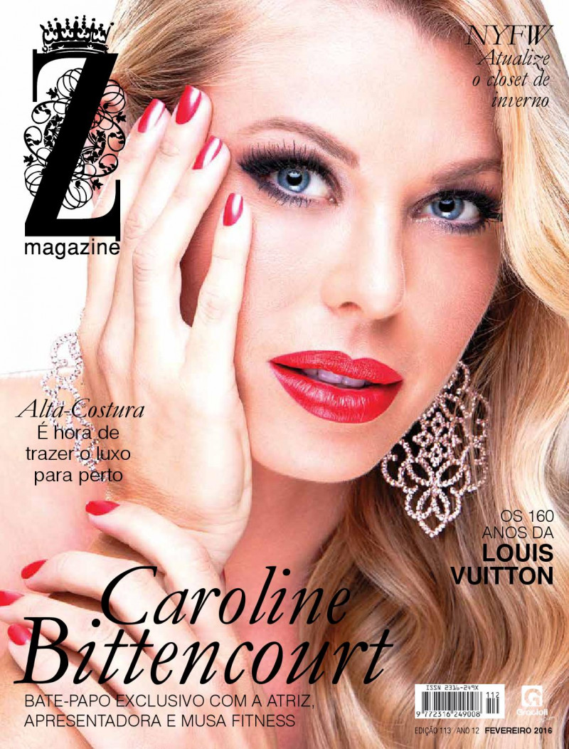 Caroline Bittencourt featured on the Z Magazine cover from February 2016