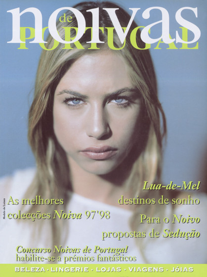 Martina Klein featured on the Noivas de Portugal cover from July 1997