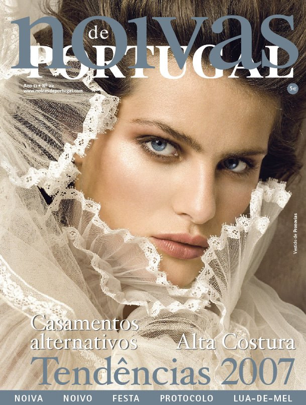 Isabeli Fontana featured on the Noivas de Portugal cover from July 2006