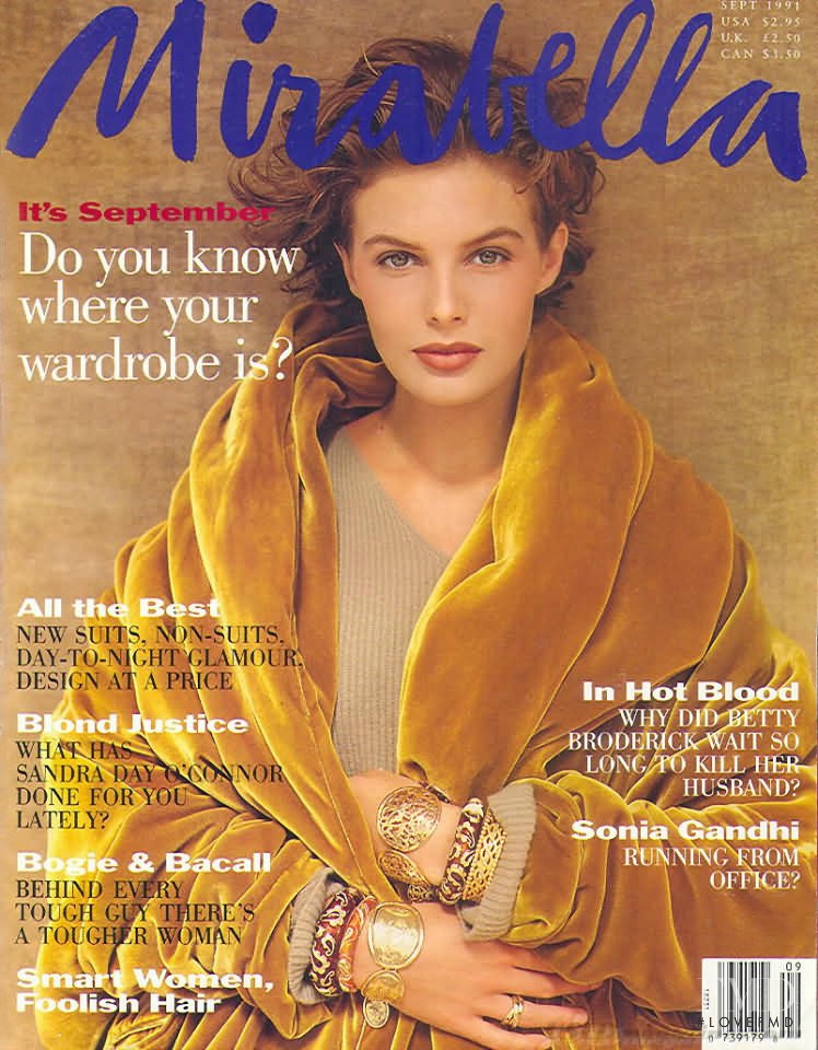 Tanya Fourie featured on the Mirabella cover from September 1991