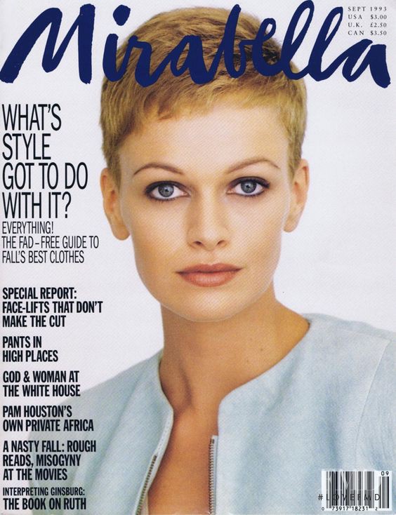 Sarah Murdoch featured on the Mirabella cover from September 1993