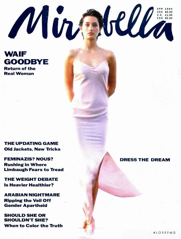 Manon von Gerkan featured on the Mirabella cover from April 1994