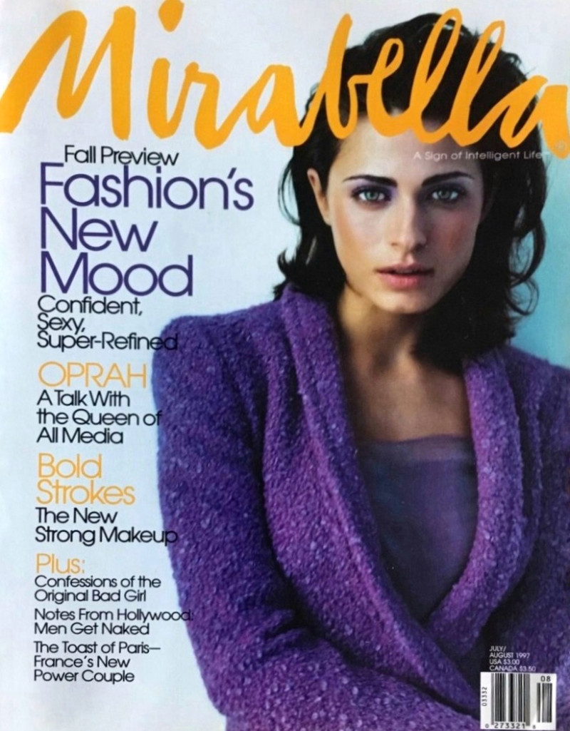 Natacha Senechal featured on the Mirabella cover from July 1997