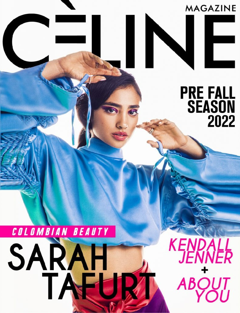 Sarah Tafurt featured on the Celine cover from August 2022