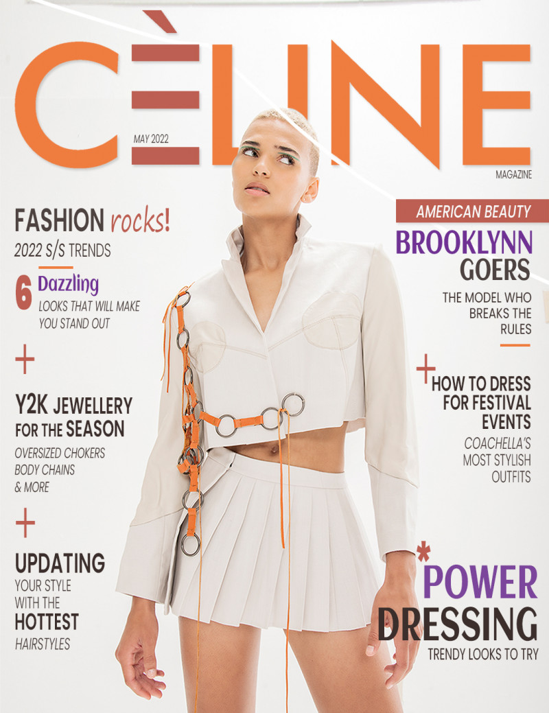 Brooklynn Goers featured on the Celine cover from May 2022