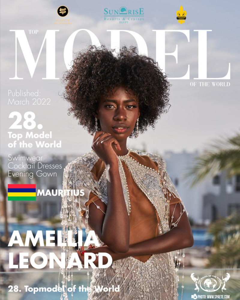 Amellia Leonard featured on the Top Model Of The World cover from March 2022