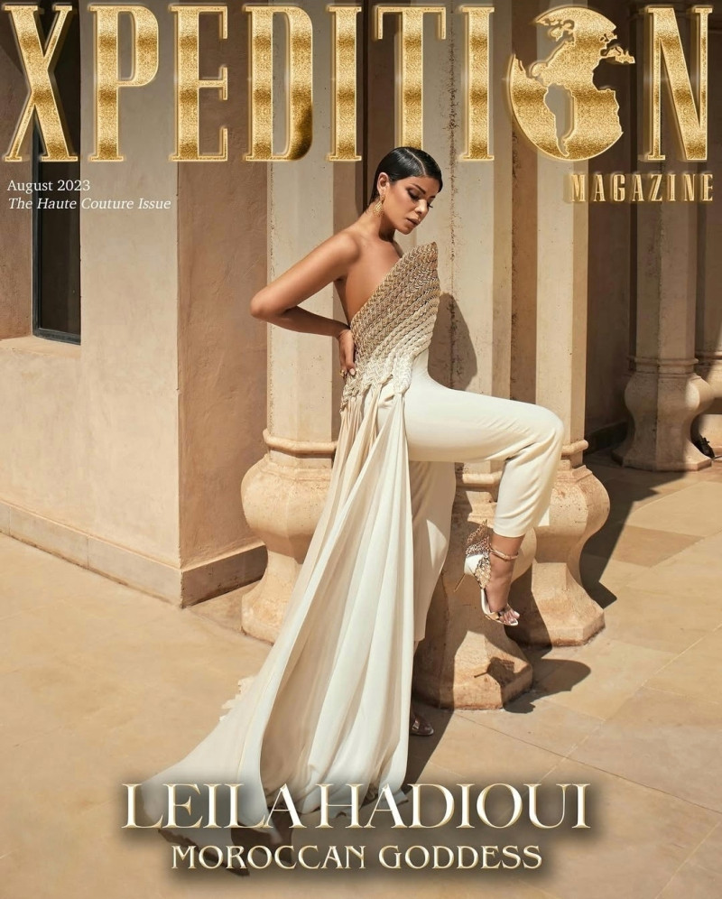 Leila Hadioui featured on the Xpedition Magazine cover from August 2023