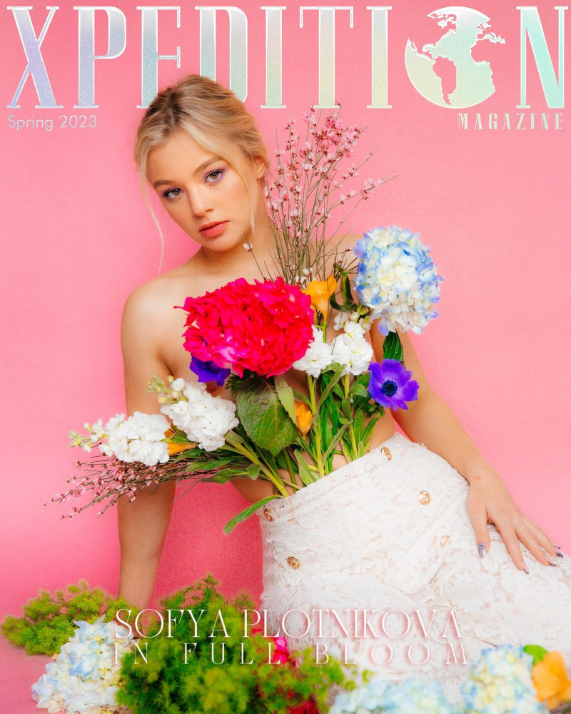 Sofya Plotnikova featured on the Xpedition Magazine cover from March 2023