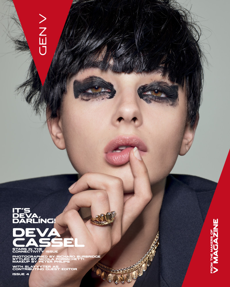 Deva Cassel featured on the V Mini / Gen V cover from December 2023