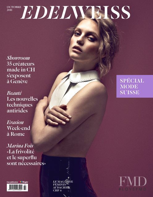 Svetlana Zakharova featured on the Edelweiss cover from October 2011