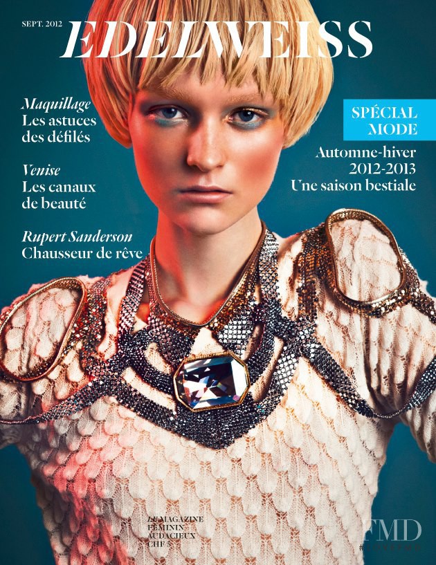 Anni Jürgenson featured on the Edelweiss cover from September 2012