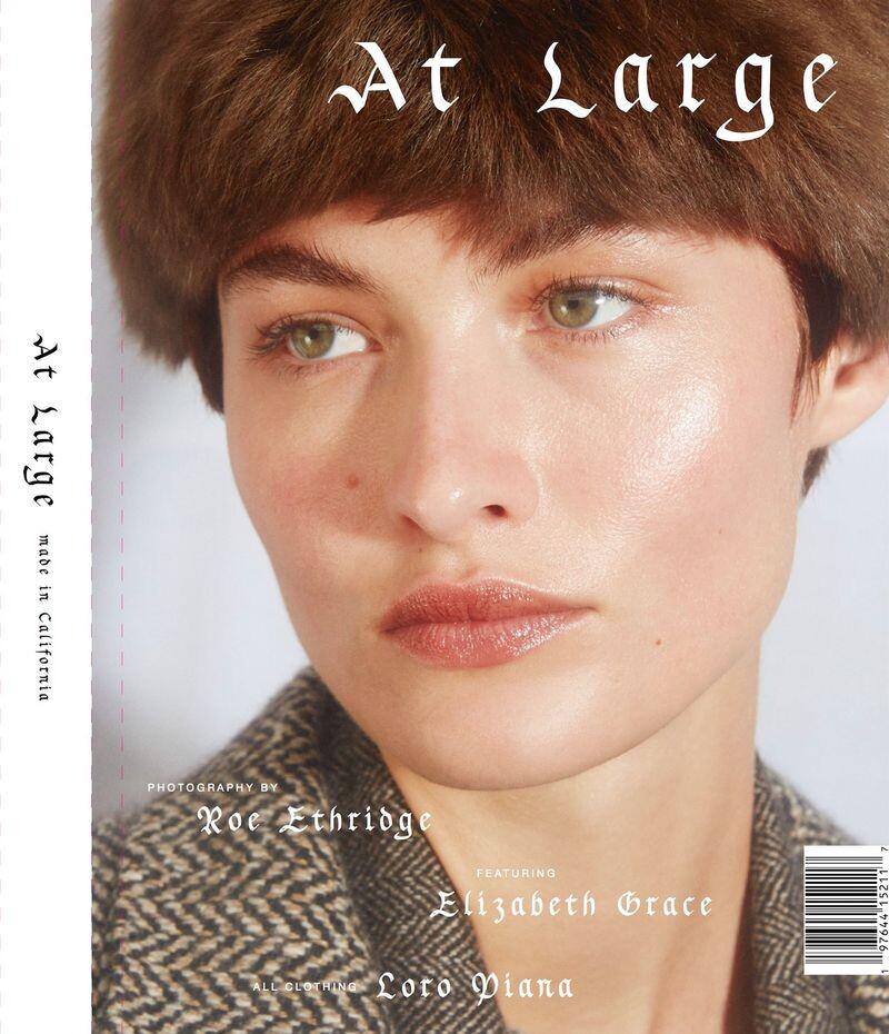 Grace Elizabeth featured on the At Large cover from October 2023