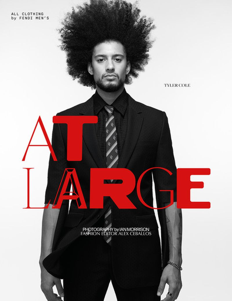 Tyler Cole featured on the At Large cover from March 2025
