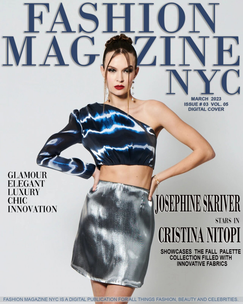 Josephine Skriver featured on the Fashion Magazine NYC cover from March 2023