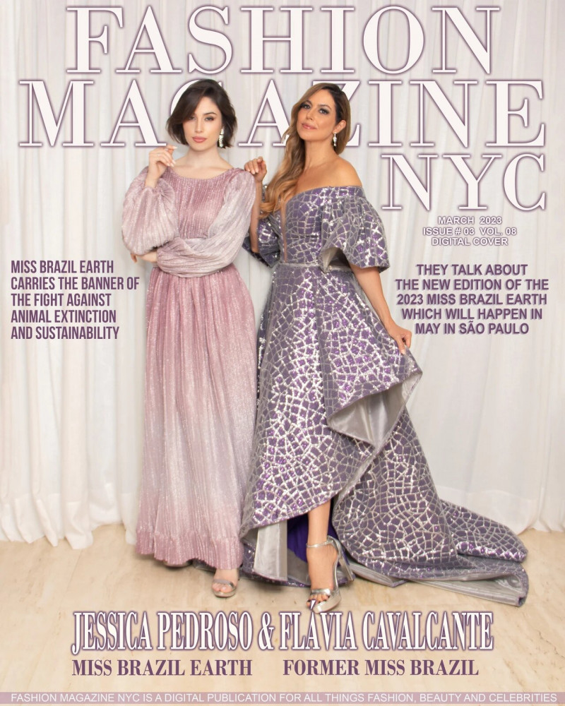 Jessica Pedroso, Flavia Cavalcante featured on the Fashion Magazine NYC cover from March 2023