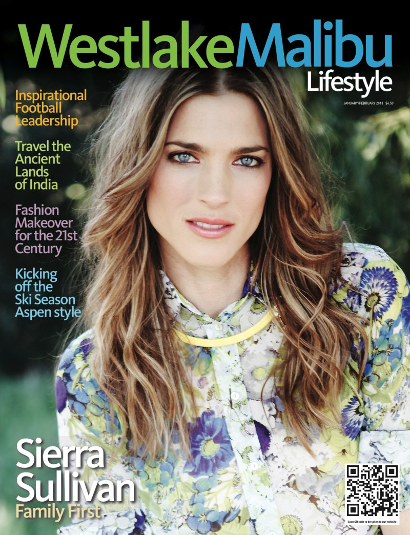 Sierra Huisman featured on the Westlake Malibu Lifestyle cover from January 2013