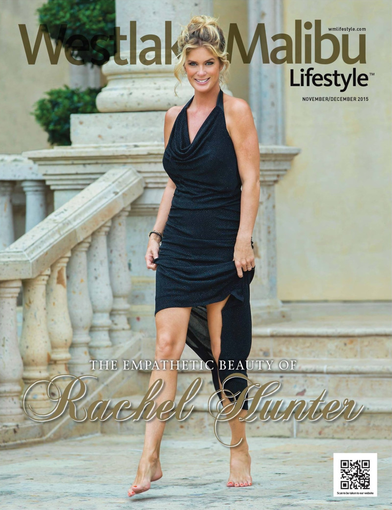 Rachel Hunter featured on the Westlake Malibu Lifestyle cover from November 2015