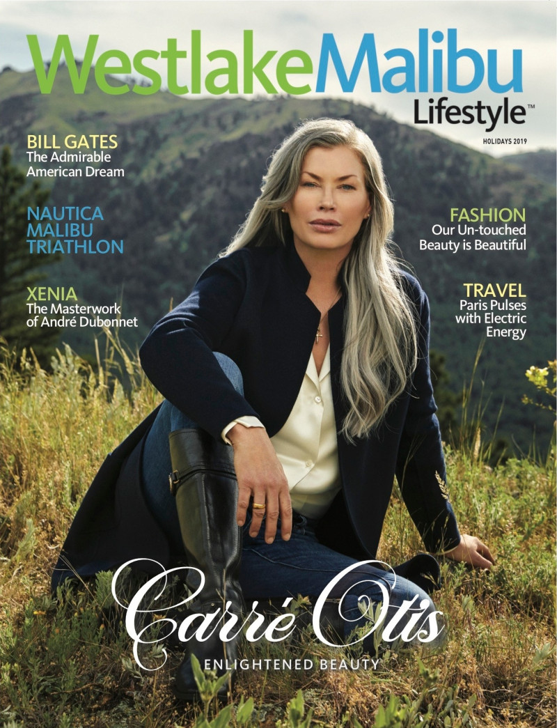 Carre Otis featured on the Westlake Malibu Lifestyle cover from November 2019