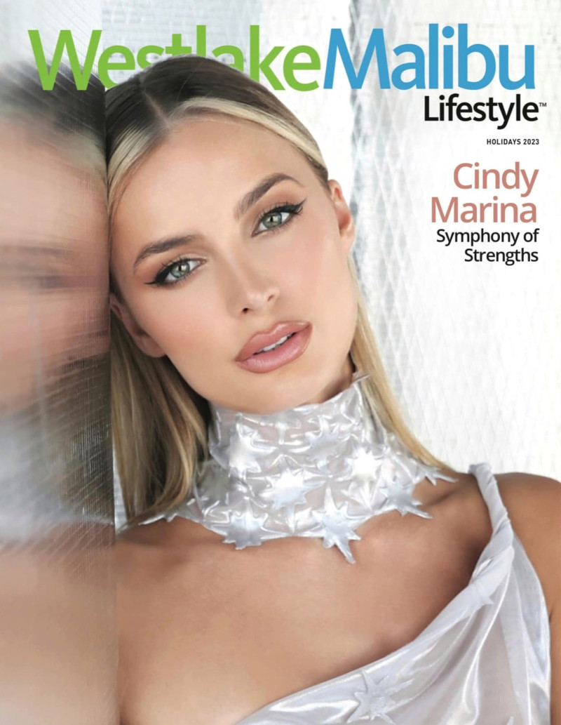 Cindy Marina featured on the Westlake Malibu Lifestyle cover from December 2023