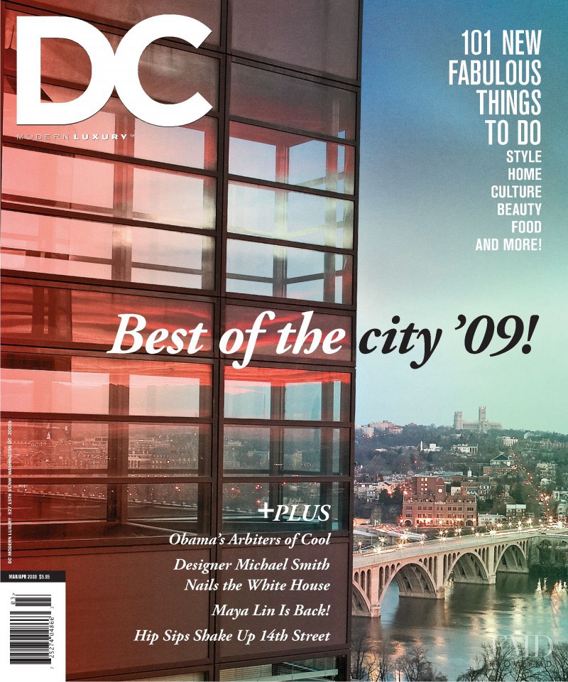  featured on the DC Modern Luxury cover from March 2009