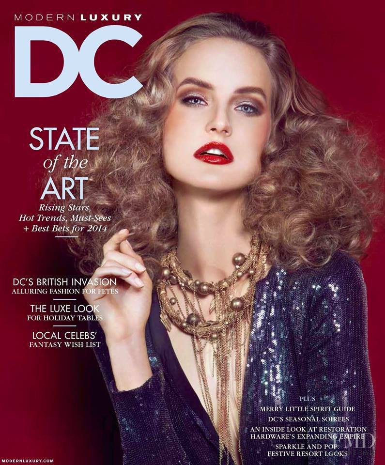 Mariana Idzkowska featured on the DC Modern Luxury cover from December 2013