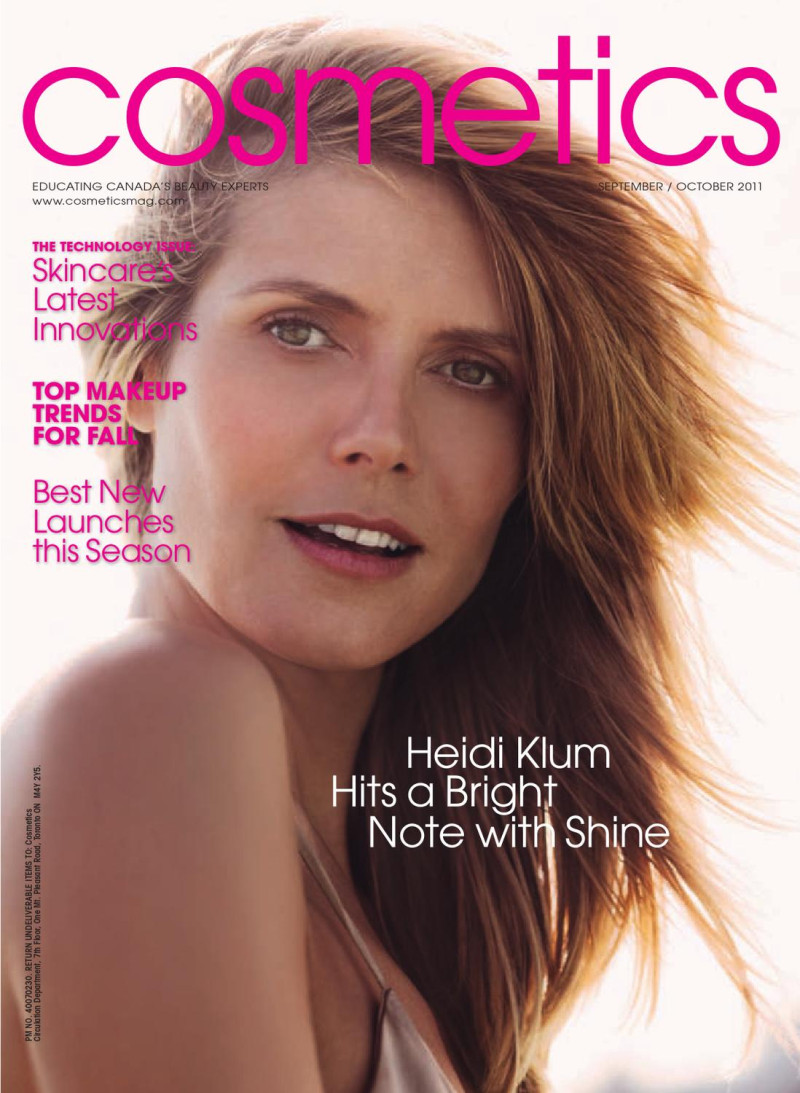 Heidi Klum featured on the Cosmetics cover from September 2011