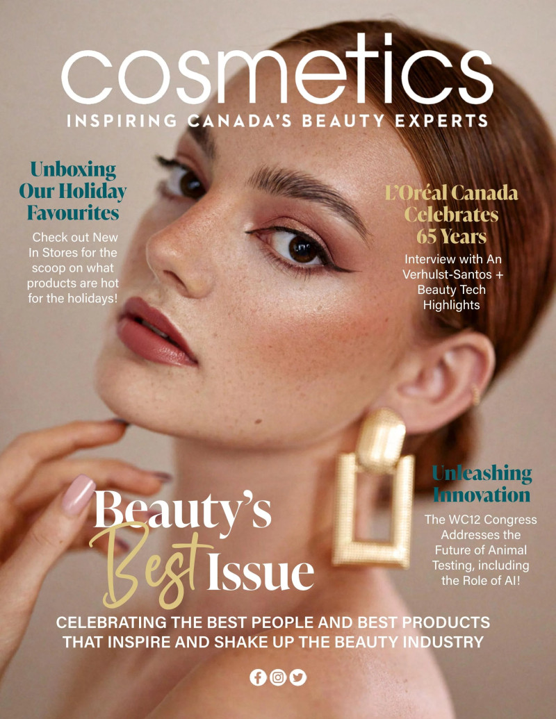  featured on the Cosmetics cover from December 2023