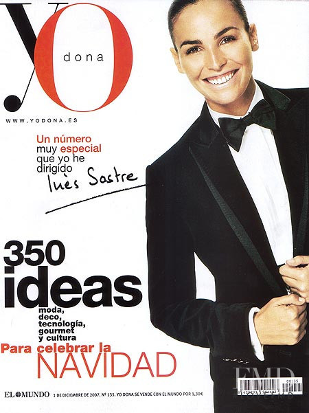 Ines Sastre featured on the Yo Dona cover from December 2007