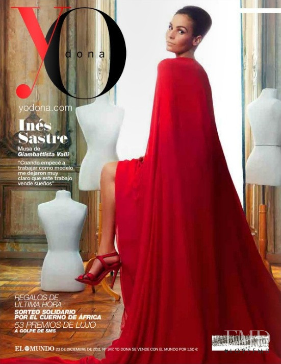 Ines Sastre featured on the Yo Dona cover from December 2011