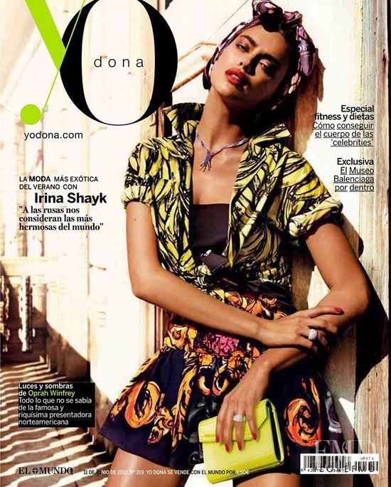Irina Shayk featured on the Yo Dona cover from July 2011