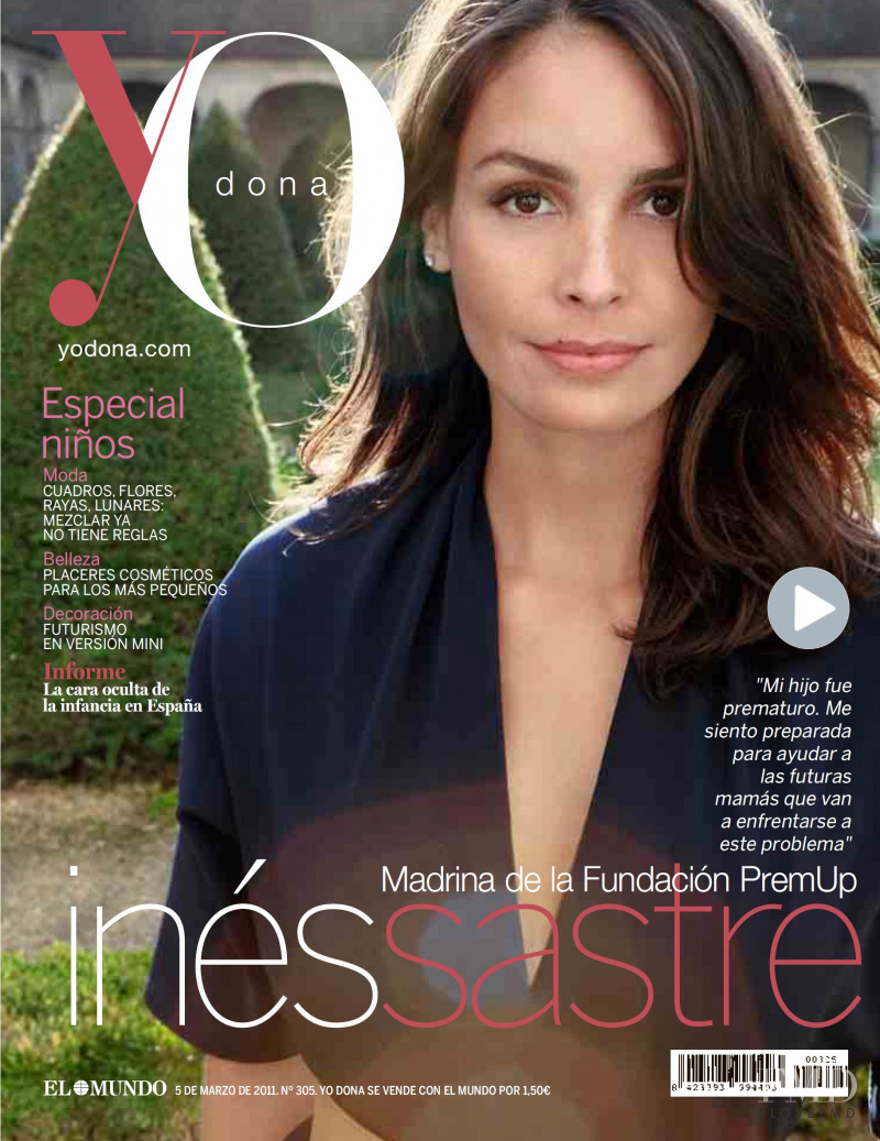 Ines Sastre featured on the Yo Dona cover from March 2011