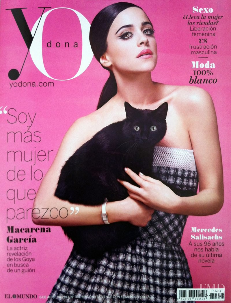 Macarena García featured on the Yo Dona cover from April 2013