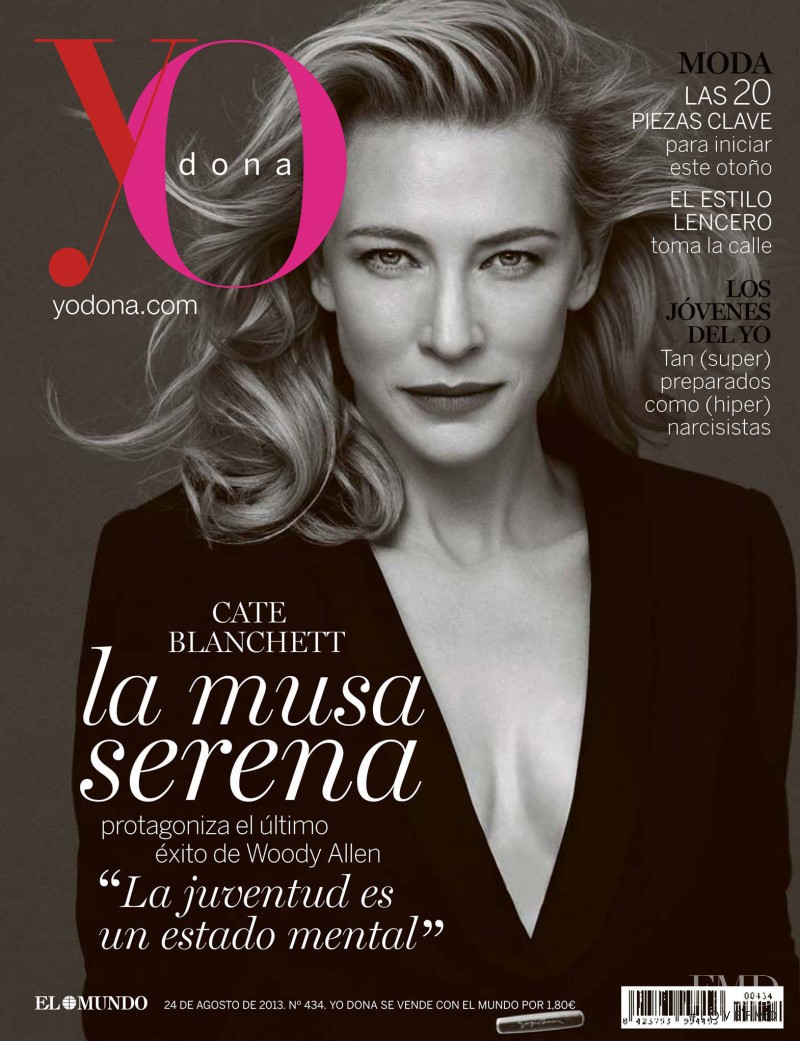 Kate Blanchett featured on the Yo Dona cover from August 2013