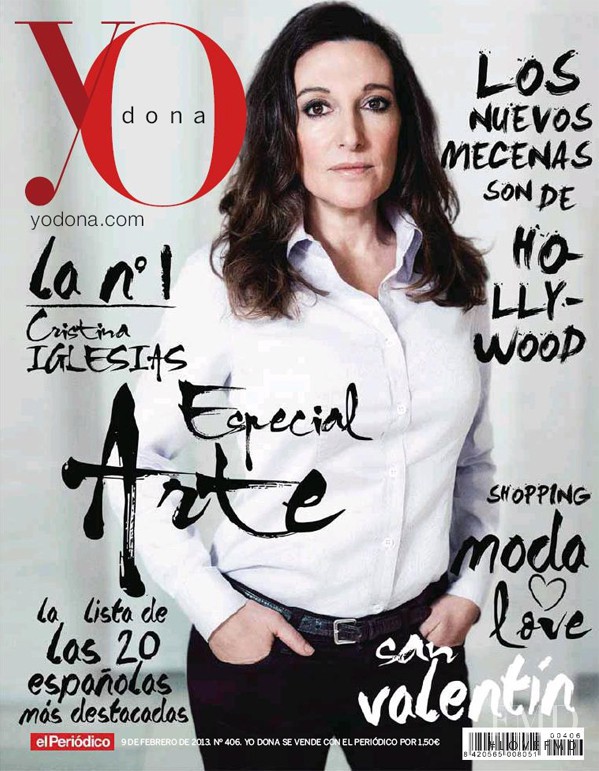 Cristina Iglesias featured on the Yo Dona cover from February 2013