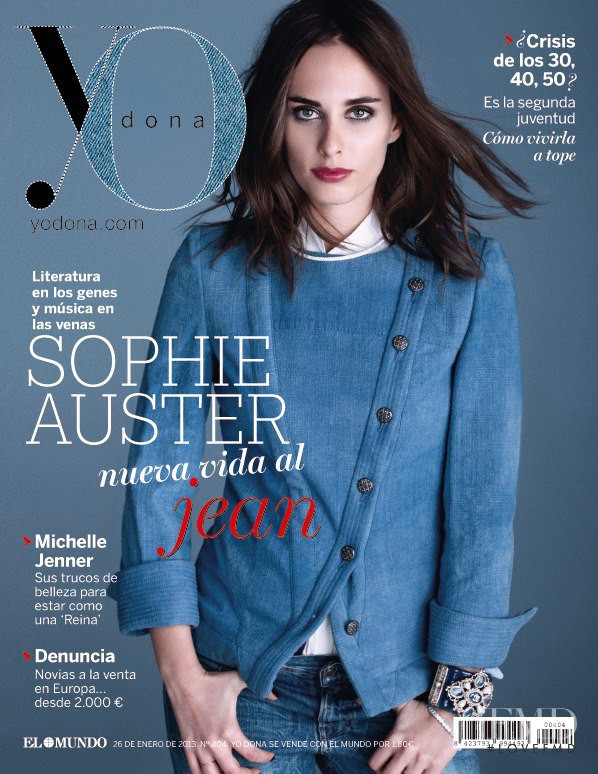 Sophie Auster featured on the Yo Dona cover from January 2013