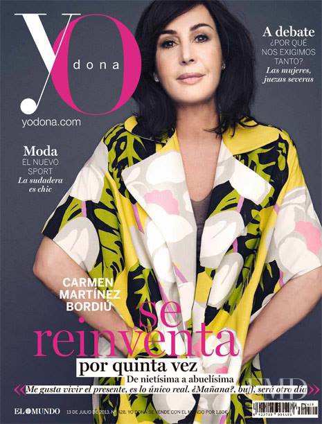 Carmen Martinez Bordiu featured on the Yo Dona cover from July 2013