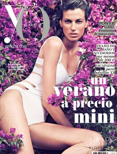 Davinia Pelegri featured on the Yo Dona cover from July 2013