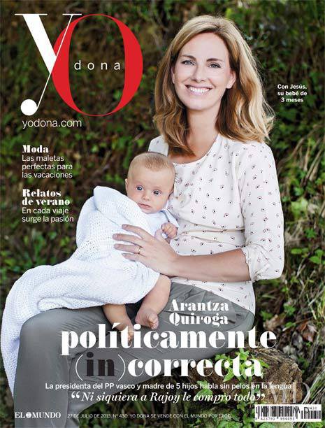 Arantza Quiroga featured on the Yo Dona cover from July 2013