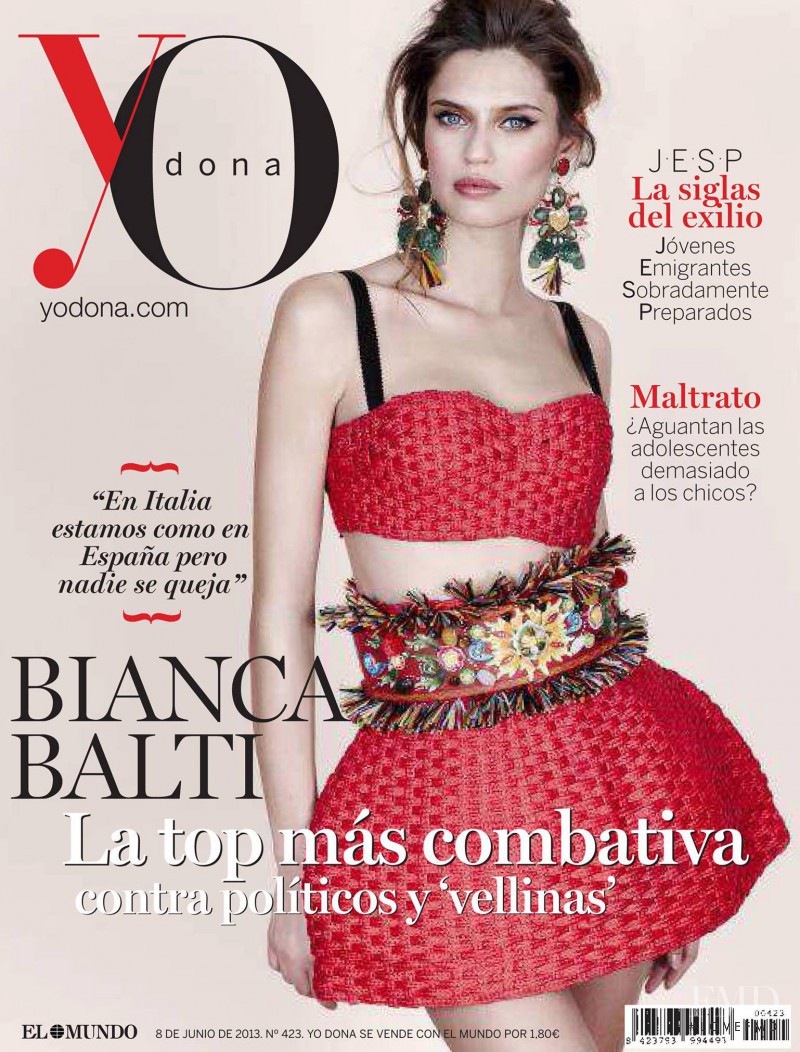 Bianca Balti featured on the Yo Dona cover from June 2013