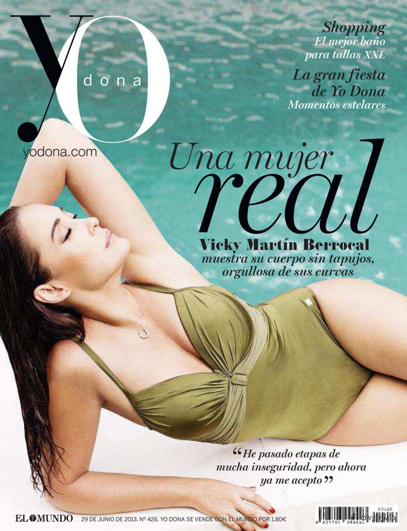 Vicky Martin Berrocal featured on the Yo Dona cover from June 2013