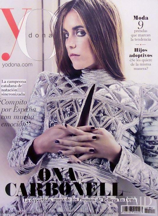 Ona Carbonell featured on the Yo Dona cover from November 2013