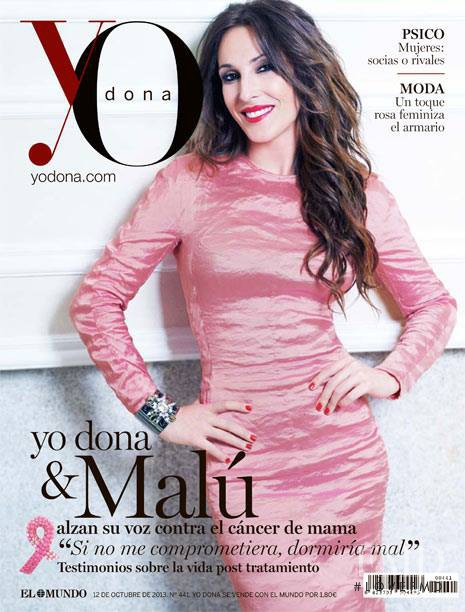 Malú featured on the Yo Dona cover from October 2013