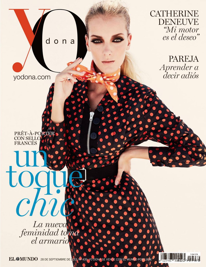 Denisa Dvorakova featured on the Yo Dona cover from September 2013