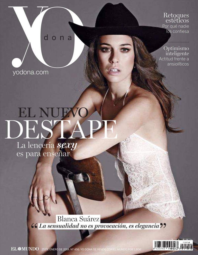 Blanca Suárez featured on the Yo Dona cover from January 2014