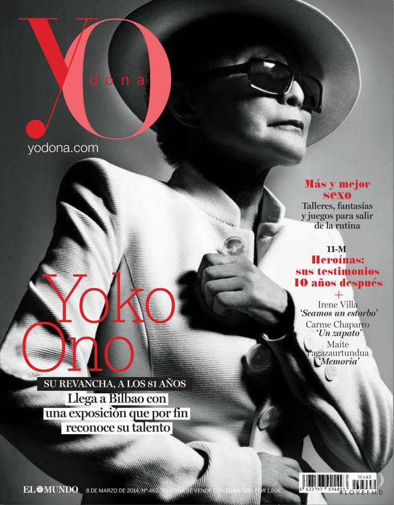 Yoko Ono featured on the Yo Dona cover from March 2014