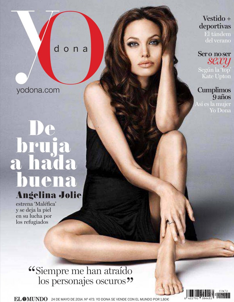 Angelina Jolie featured on the Yo Dona cover from May 2014