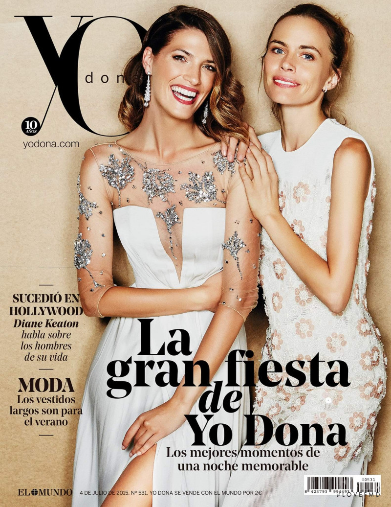 Veronica Blume, Laura Sanchez featured on the Yo Dona cover from July 2015