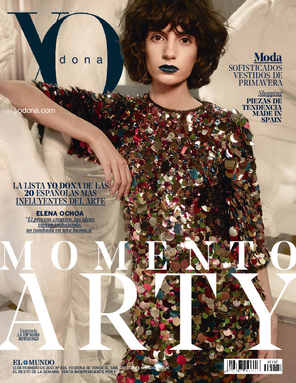 Nuria Rothschild featured on the Yo Dona cover from February 2017