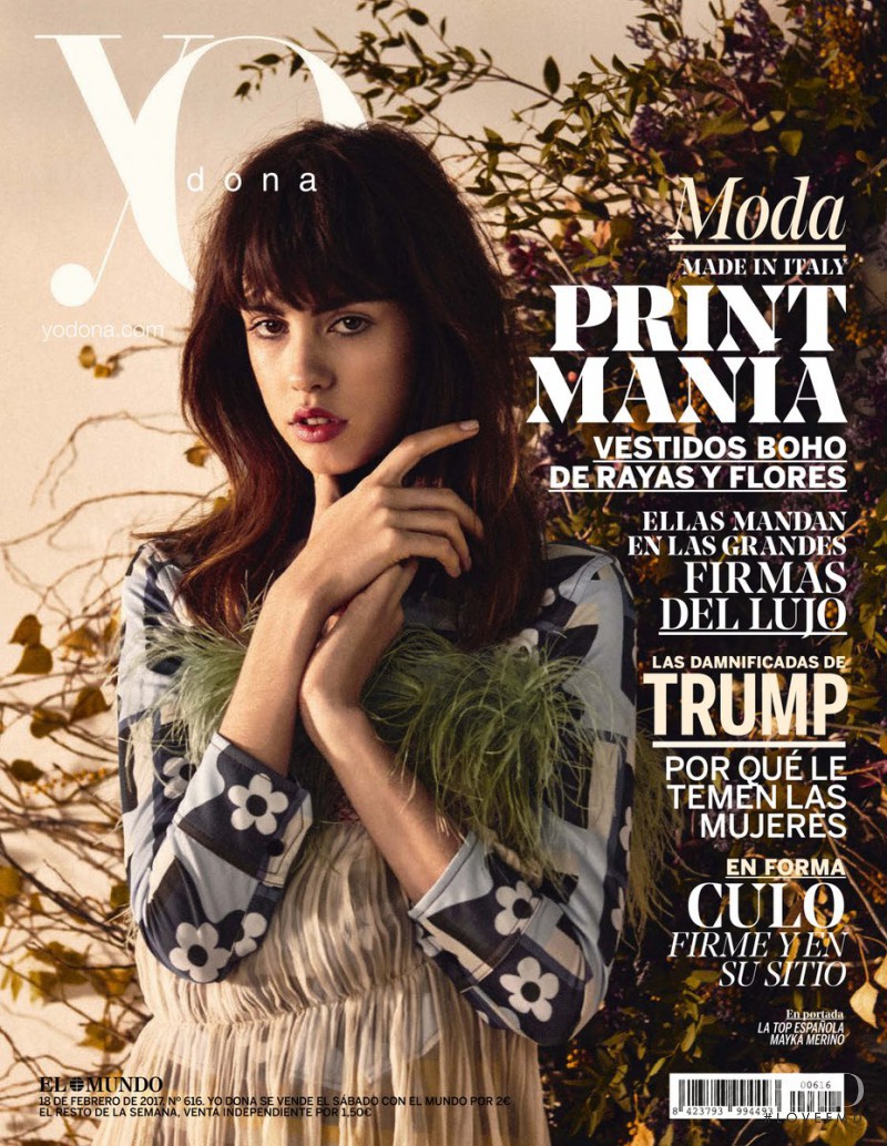 Mayka Merino featured on the Yo Dona cover from February 2017